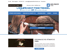 Tablet Screenshot of lequipementfonctionnel.com